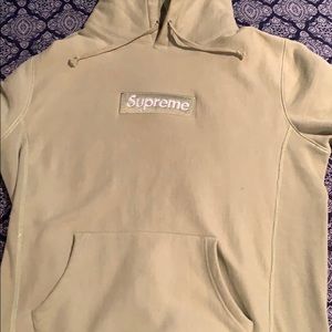 Supreme sage box logo sweatshirt